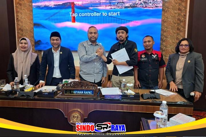 Komisi D DPRD Jatim menerima audiensi GERANAT’S terkait dukungan RUU Transportasi Online di Surabaya.