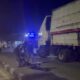 Polres Lamongan Evakuasi Truk Trailer Terguling di Kebalandono, Lalu Lintas Kembali Lancar