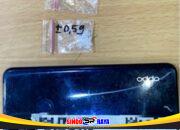 Barang bukti sabu dan handphone Oppo hasil penangkapan residivis narkoba di Pakong, Pamekasan.