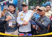 Perwakilan GERANAT’S Jawa Timur menunjukkan hasil audiensi dukungan DPRD Jatim terhadap percepatan RUU Transportasi Online di Surabaya.