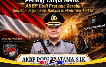 AKBP Dodi Pratama mengajak generasi muda memerangi ancaman narkoba dalam peringatan Harkitnas ke-118 di Surabaya.