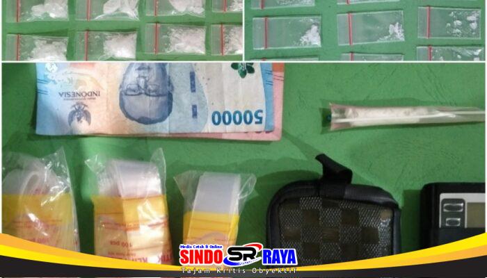 Polrestabes Surabaya Amankan Tersangka Pengedar Narkoba, Sita 42,9 Gram Sabu