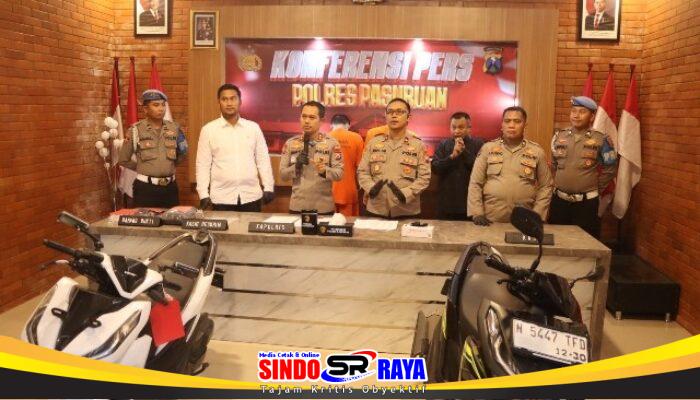 Polres Pasuruan Ungkap 3 Kejahatan Jalanan, Tangkap Pelaku Begal dan Curanmor