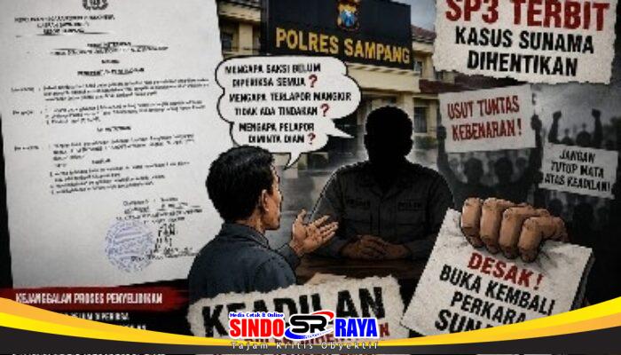SP3 Terbit di Tengah Kejanggalan, Sunama Menangis: “Saya Cuma Cari Keadilan, Kenapa Diminta Diam?”