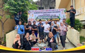 Momentum Iduladha 1447 H, KWI dan Gabungan Media Online Sembelih Dua Kambing
