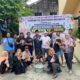Ketua Umum KWI Umar Hayat bersama anggota Gabungan Media Online usai penyembelihan hewan kurban Iduladha 1447 H di Surabaya.