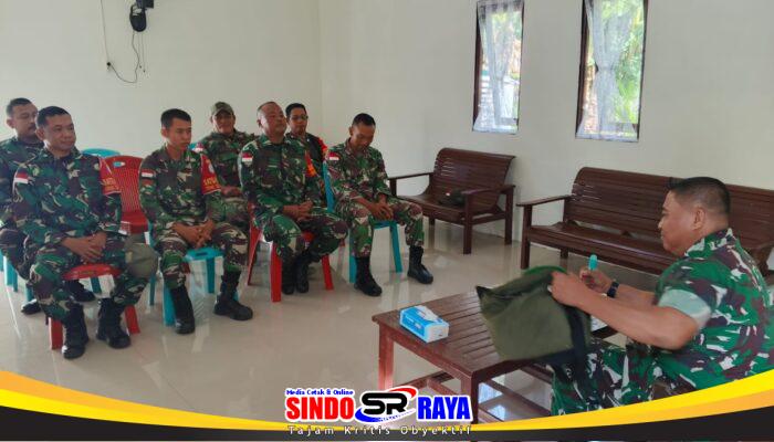 Hindari Pelanggaran, Danramil 08/Paloh Beri Penekanan Melalui Jam Komandan