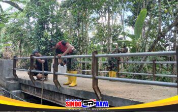 Semangat Gotong Royong, Jembatan Perintis Garuda Jadi Kebanggaan Warga Desa Mangkusip
