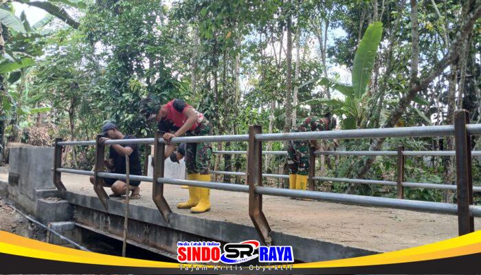 Semangat Gotong Royong, Jembatan Perintis Garuda Jadi Kebanggaan Warga Desa Mangkusip
