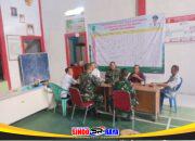 Jalin Silaturahmi, Danramil 1208-02/Sejangkung Komsos ke Kantor Desa Wilayah Binaan