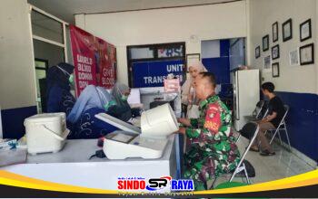 Aksi Kemanusiaan Babinsa Barabai, Donorkan Darah Demi Keselamatan Warga
