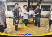 Dandim 1002/HST dan Kapolres HST Imbau Warga Tidak Panik Hadapi Banjir