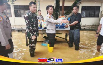 Dandim 1002/HST dan Kapolres HST Imbau Warga Tidak Panik Hadapi Banjir