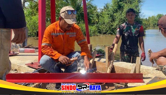 Beton Mencapai Kekuatan Maksimal, Pemasangan Menara Pylon Jembatan Garuda Dimulai