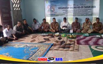 Wakili Danramil Batibung Koramil 07/Teluk Keramat Hadiri Peringatan HUT Ke25 Kecamatan Galing