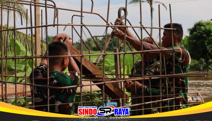 Pemasangan Besi Angkur Box Jembatan Garuda Kembali Dilanjutkan Setelah Lantai Dasar Mengering