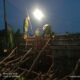 Tak Kenal Waktu, Personel Kodim 1009/Tanah Laut Lembur Malam Tuntaskan Pengecoran angkur box