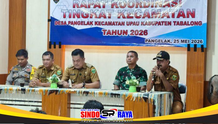 Sinergitas Antar Instansi Diperkuat Melalui Rakor Bulanan Kecamatan Upau