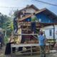 Pos Kamling Direhab, Babinsa dan Warga Awang Besar Kompak Bergotong Royong