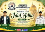 Keluarga Besar KWI mengucapkan Selamat Idul Adha 1447 H melalui flayer resmi bertema kepedulian sosial dan semangat berbagi.