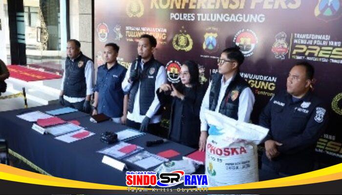 Polres Tulungagung Ungkap Fakta Baru Kasus Dugaan Peredaran Pupuk Tidak Terdaftar