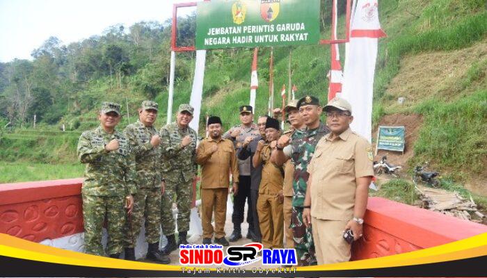 Jembatan Perintis Garuda Resmi Dibuka, Kapolres Bondowoso Sebut Bawa Manfaat Besar bagi Warga Pakem