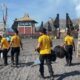Polres Probolinggo Gelar Bakti Bersih di Gunung Bromo Usai Yadnya Kasada