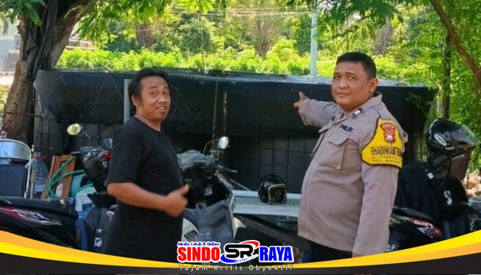 Bhabinkamtibmas Kejawan Putih Tambak Dukung Budidaya Lele Warga untuk Ketahanan Pangan