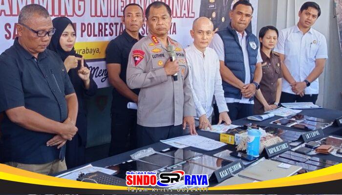 Penipuan Siber Internasional di Surabaya, Polrestabes Tetapkan 45 Tersangka