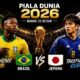 Brasil vs Jepang di 32 Besar Piala Dunia 2026, Mampukah Samurai Biru Gagalkan Misi Selecao?