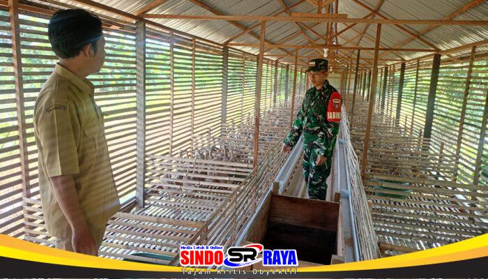 Babinsa Koramil LAU Dampingi Usaha Peternakan Itik Petelur untuk Tingkatkan Kesejahteraan Warga