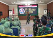 Prajurit, PNS dan Persit Kodim 1008/Tabalong Terima Penyuluhan Hukum dari Kumdam XXII/Tambun Bungai
