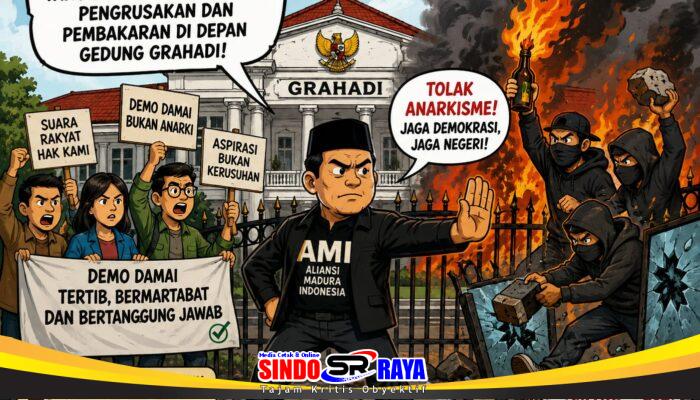 AMI Kecam Dugaan Pengrusakan dan Upaya Pembakaran Saat Aksi di Grahadi Surabaya