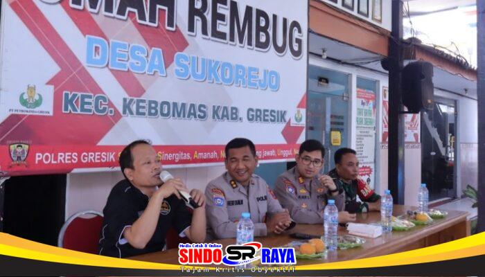 Perkuat Kamtibmas Berbasis Musyawarah, Ditbinmas Polda Jatim Asistensi Omah Rembug di Polres Gresik