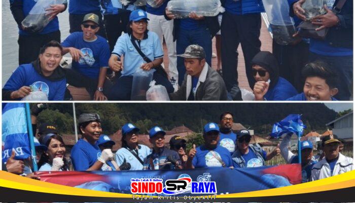 DPD Partai Demokrat Bali Tebar 9.000 Benih Ikan Mujair di Danau Batur Sambut HUT Ke-25