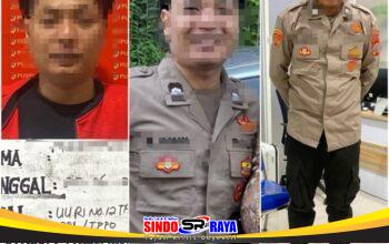 Kolase terlapor kasus kekerasan seksual di Surabaya yang diduga menyamar sebagai anggota polisi dan kini diproses Polrestabes Surabaya.