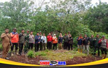 Tingkatkan Kesiapsiagaan, Danpos Koramil 07/Teluk Keramat Hadiri Kegiatan Pemetaan Karhutla dan Survei Titik Air di Wilayah Binaan