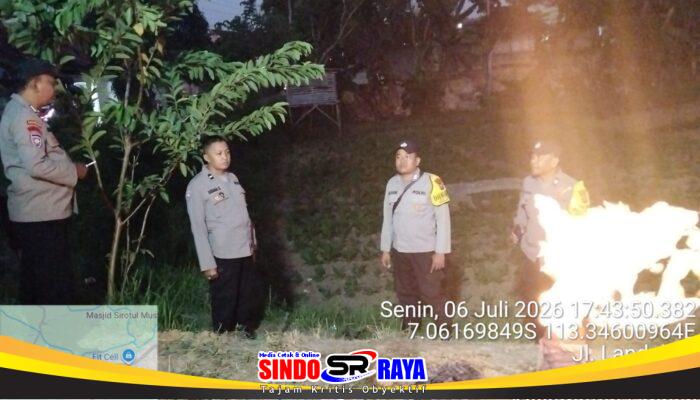 Semburan Gas Sumur Bor di Sampang Terbakar, Polisi dan TNI Amankan Lokasi