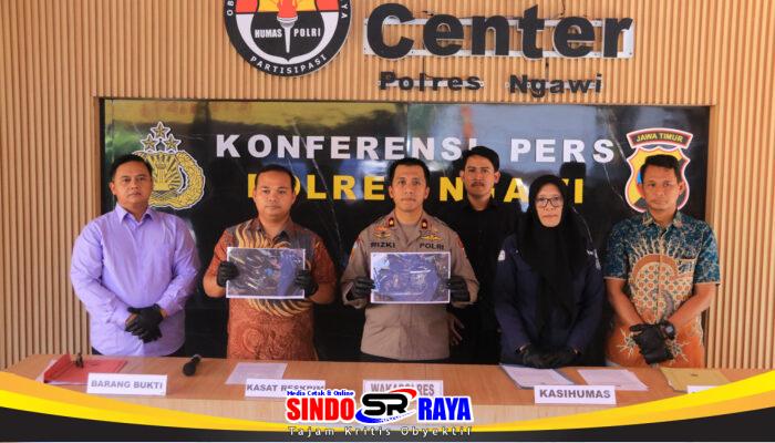 Polres Ngawi Tuntaskan Kasus Curanmor di Kendal, DPO Diamankan