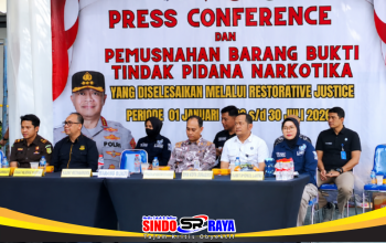 Satresnarkoba Polrestabes Surabaya Musnahkan Barang Bukti dari 469 Perkara Restorative Justice
