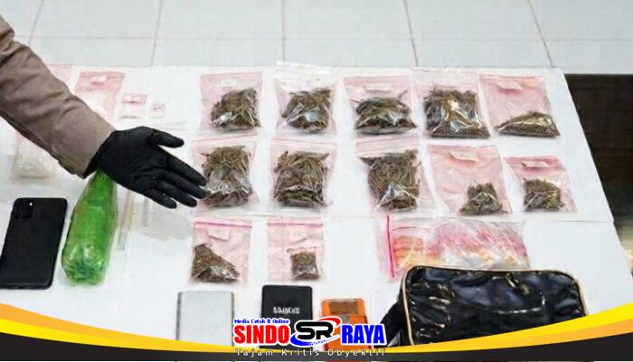 Polres Malang Amankan Tersangka Pengedar Narkoba di Kepanjen, Sita Sabu 96 Gram dan Ganja 131 Gram
