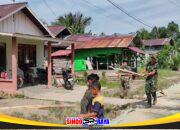 Finishing Rabat Beton, Satgas TMMD Reguler Ke-129 Bongkar Mal