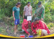 Kades Tempapan Hulu Dukung Penanaman Pohon Program TMMD Reguler Ke-129