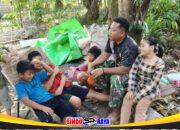 Senda Gurau Bersama Anak, Satgas TMMD Reguler ke-129 Jalin Kekeluargaan di Lokasi TMMD
