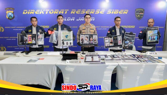 Ditressiber Polda Jatim Bongkar Arisan Online Fiktif, Transaksi Capai Rp71 Miliar