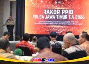 Rakor PPID Polda Jatim 2026 Perkuat Kepercayaan Publik melalui Keterbukaan Informasi