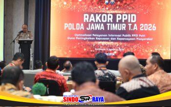 Rakor PPID Polda Jatim 2026 Perkuat Kepercayaan Publik melalui Keterbukaan Informasi