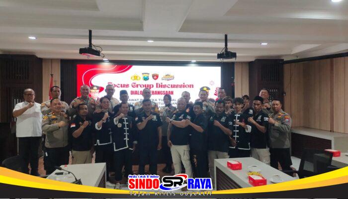 Polres Pelabuhan Tanjung Perak Gandeng Perguruan Silat Perkuat Kerukunan di Ruang Digital