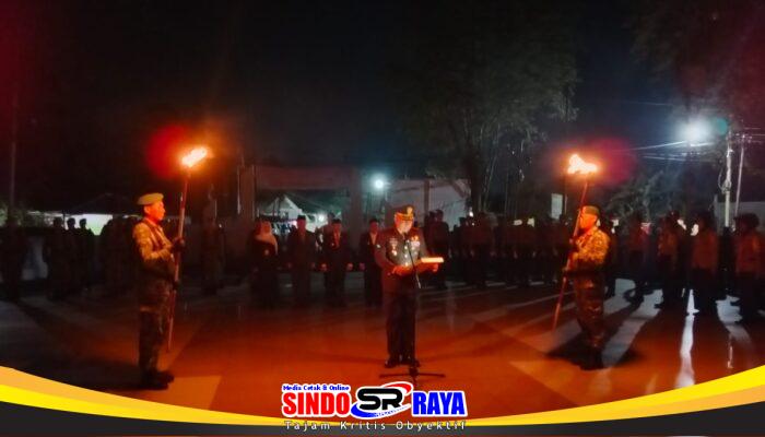 Dandim 1002/HST Jadi Inspektur Renungan Suci di TMP Kusuma Bangsa