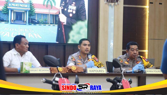 Polres Pacitan Amankan Montir Tersangka Curanmor di Tiga Lokasi